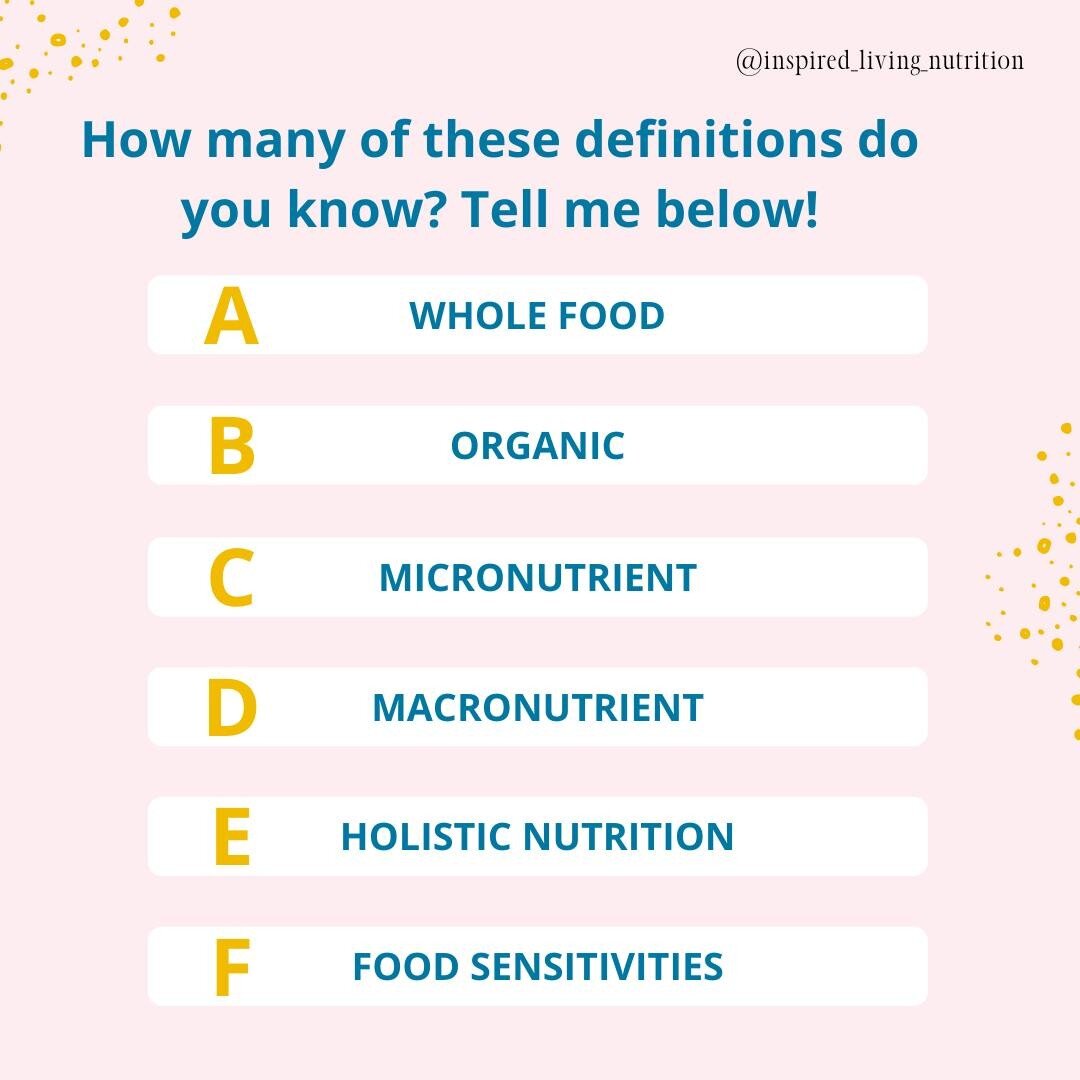 I&rsquo;m excited to see how many of these you know!! If you only sort of know, or it&rsquo;s just a word you&rsquo;ve heard, don&rsquo;t cheat!!!!! Be honest, ladies! 🤪 🤪

In all seriousness, though&hellip; If there was even one of these words tha