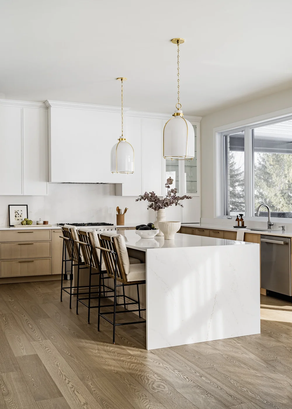 Soft Modern Kitchen | Organic Color Palette with White Oak & Matte ...