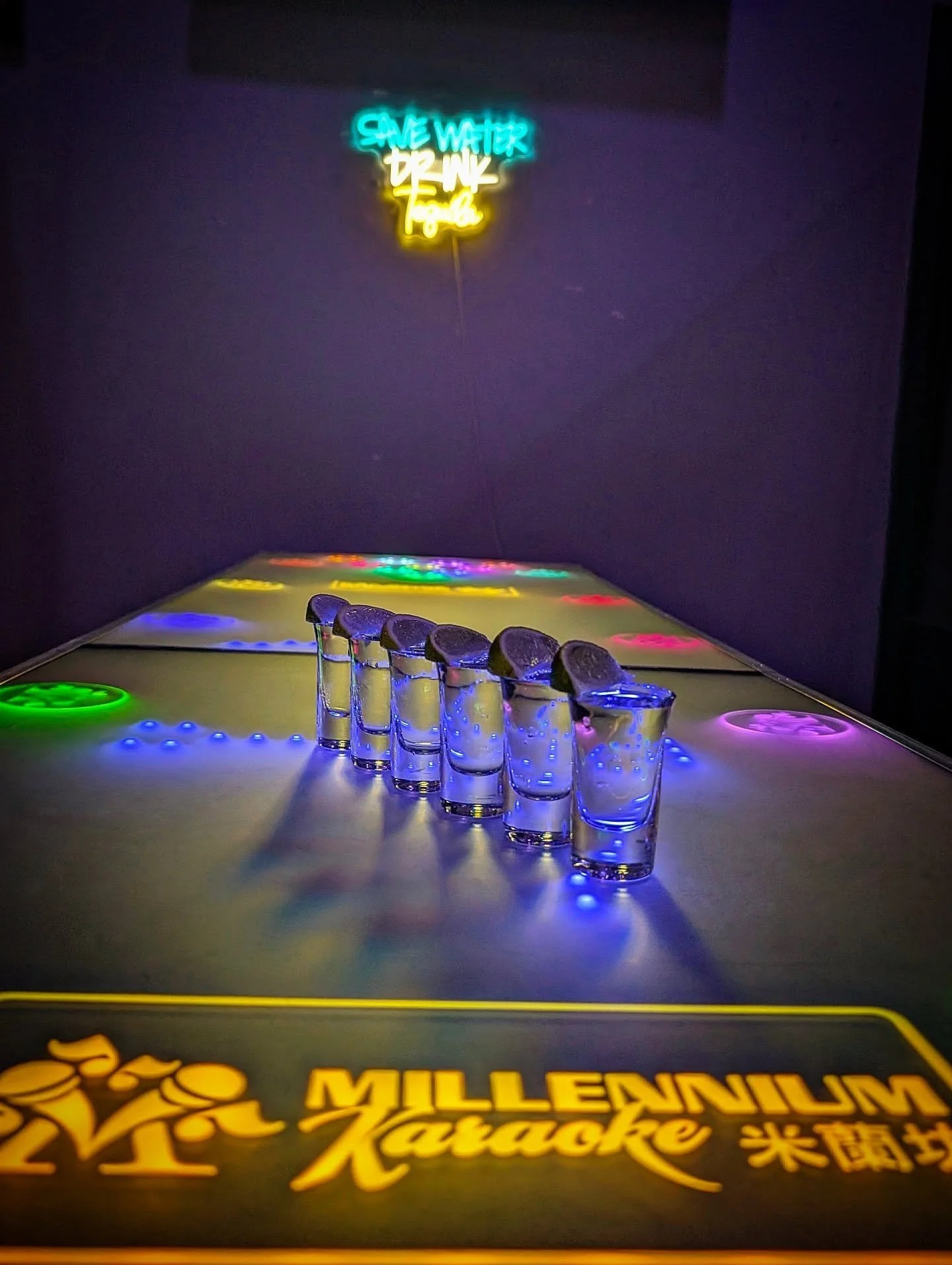 🍋✨ Save water&hellip; drink tequila. ✨🍋

Mondays just got louder at Millennium Karaoke 🎤

Enjoy 30% OFF tequila from 7PM&ndash;12AM &mdash; because nothing says &ldquo;start the week right&rdquo; like a round of shots with fresh lime and good comp