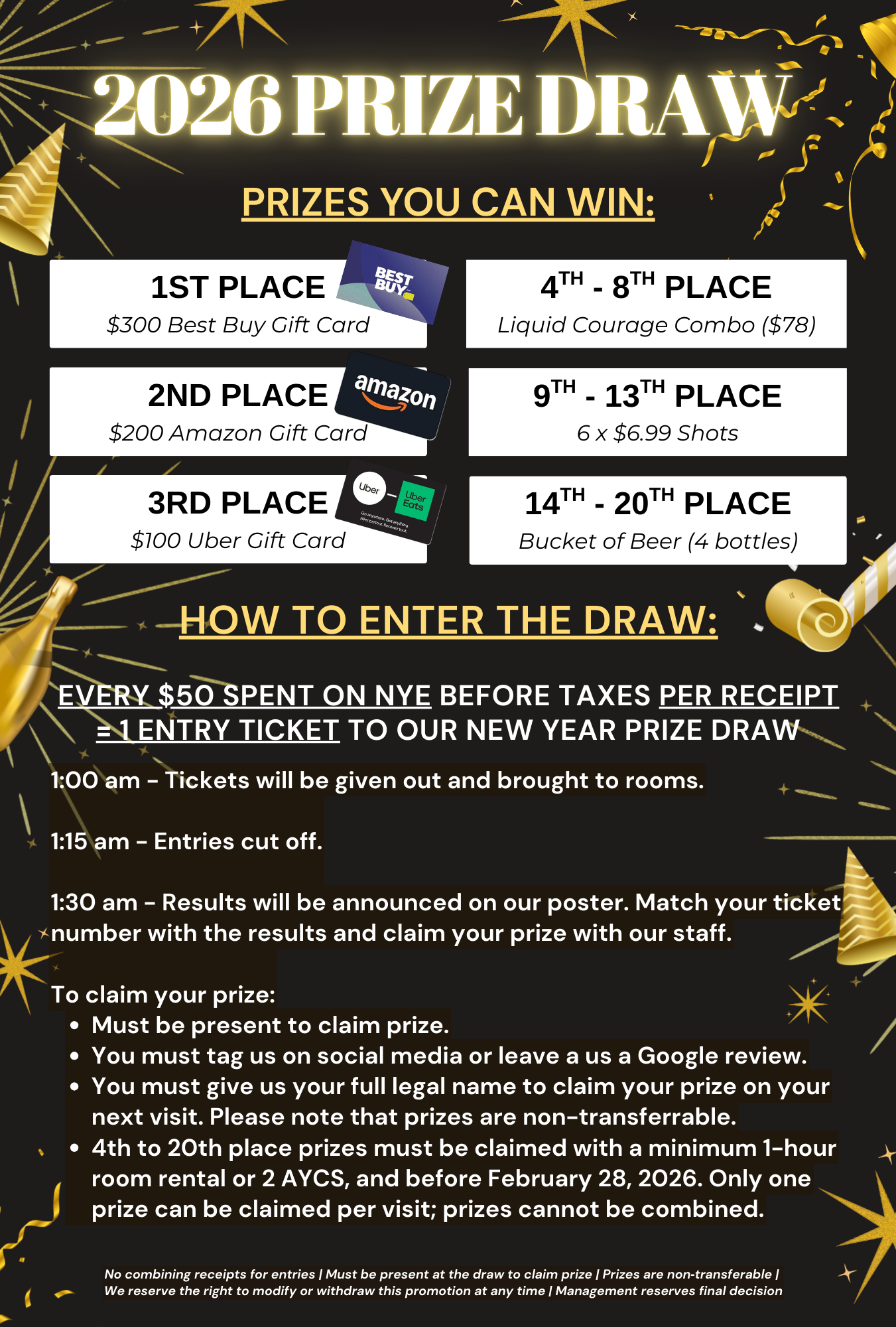 2025 NYE Draw