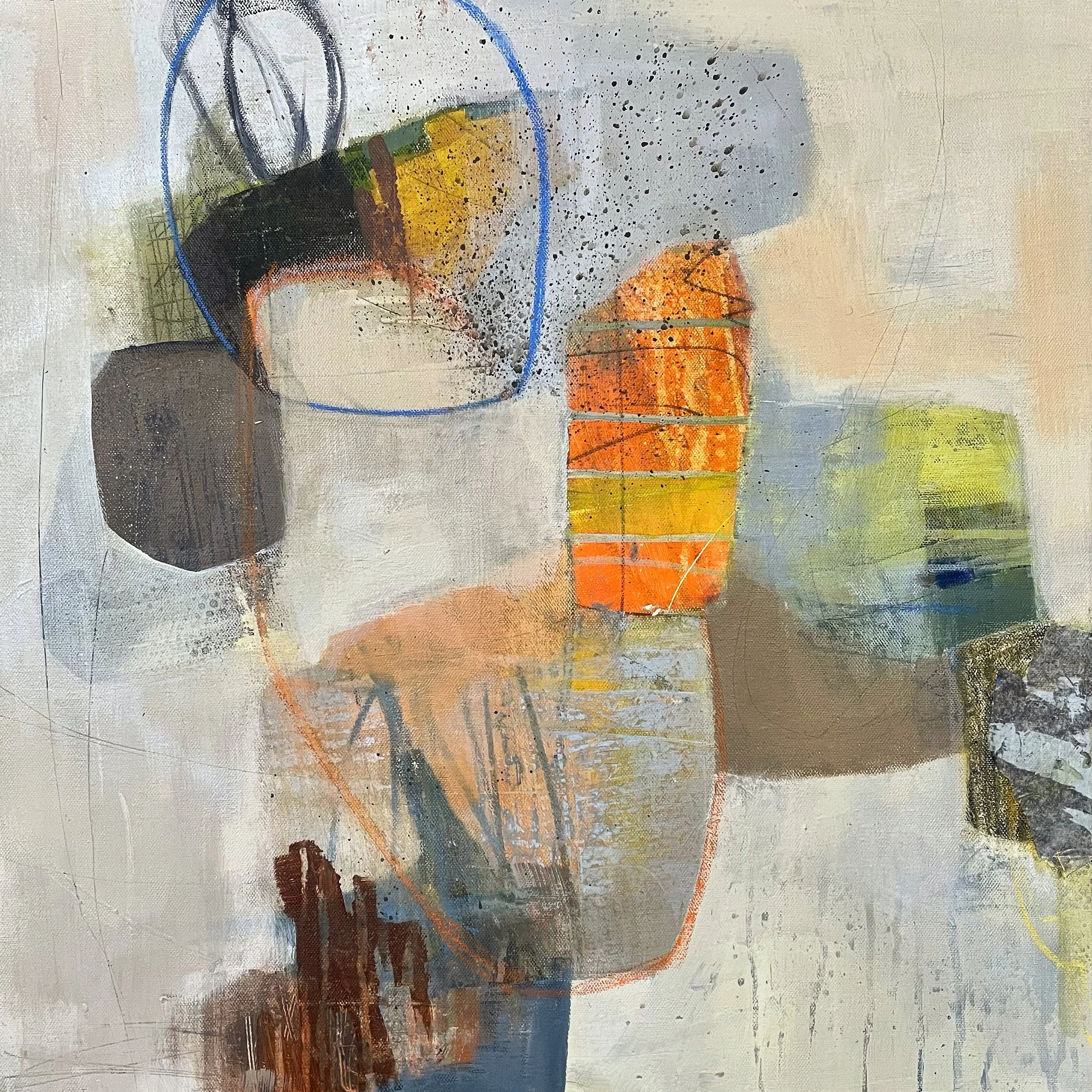 Everyone's Invited, 20 x 20 Acrylic/ mixed 