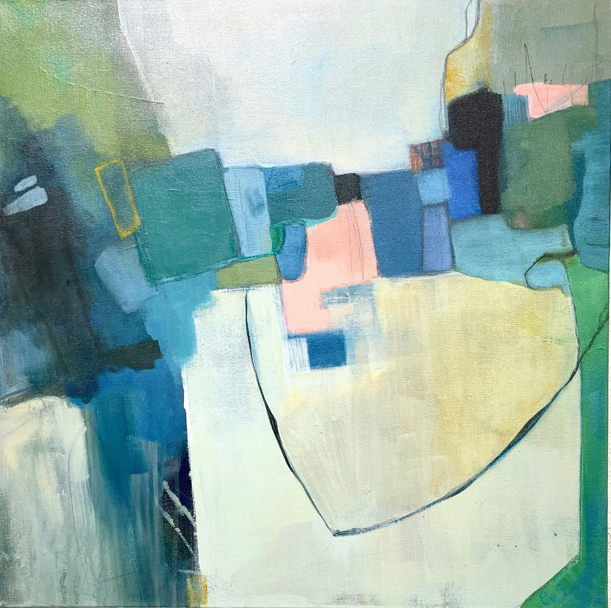 Vert Tendre , 24 x 24 Acrylic