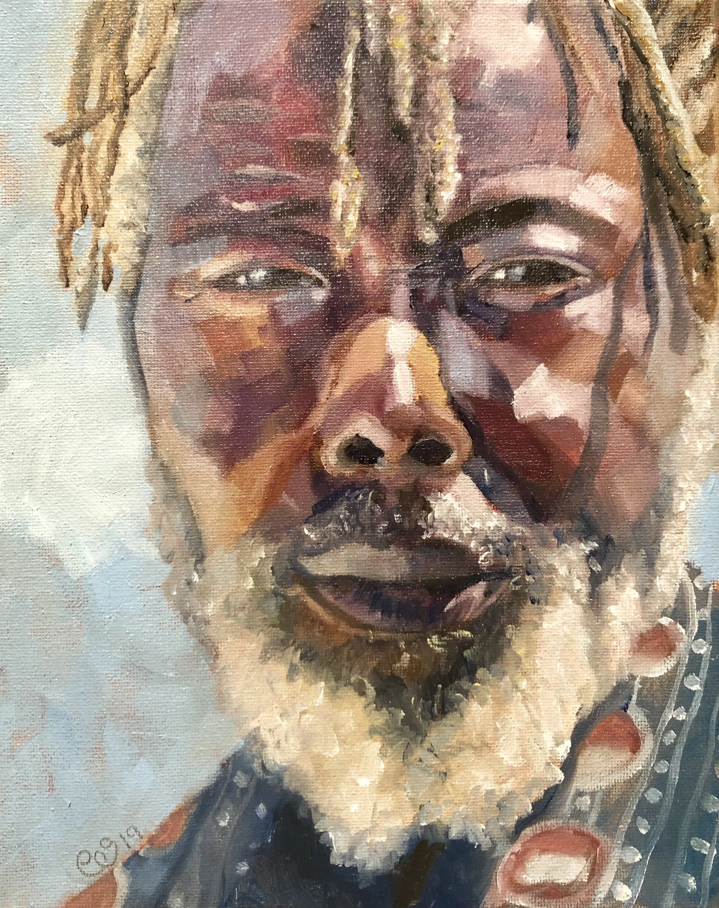 Dreads, 8 x 10 Oil
