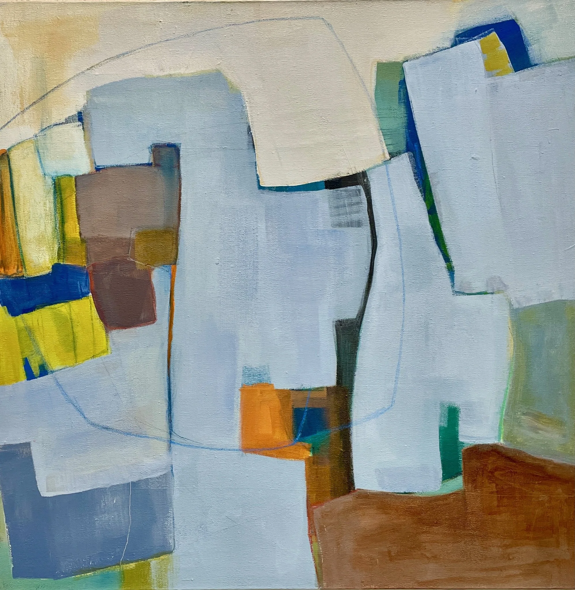 We Share the Same Space, 30 x 30 Acrylic