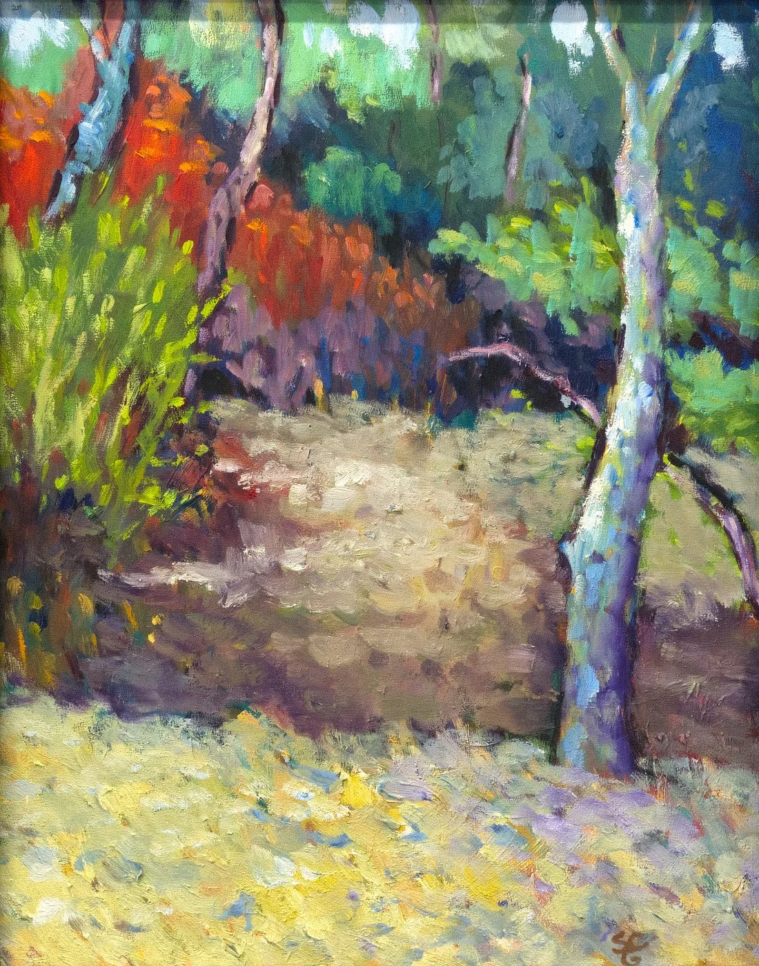 Into the Wood, 11 x 14 Oil