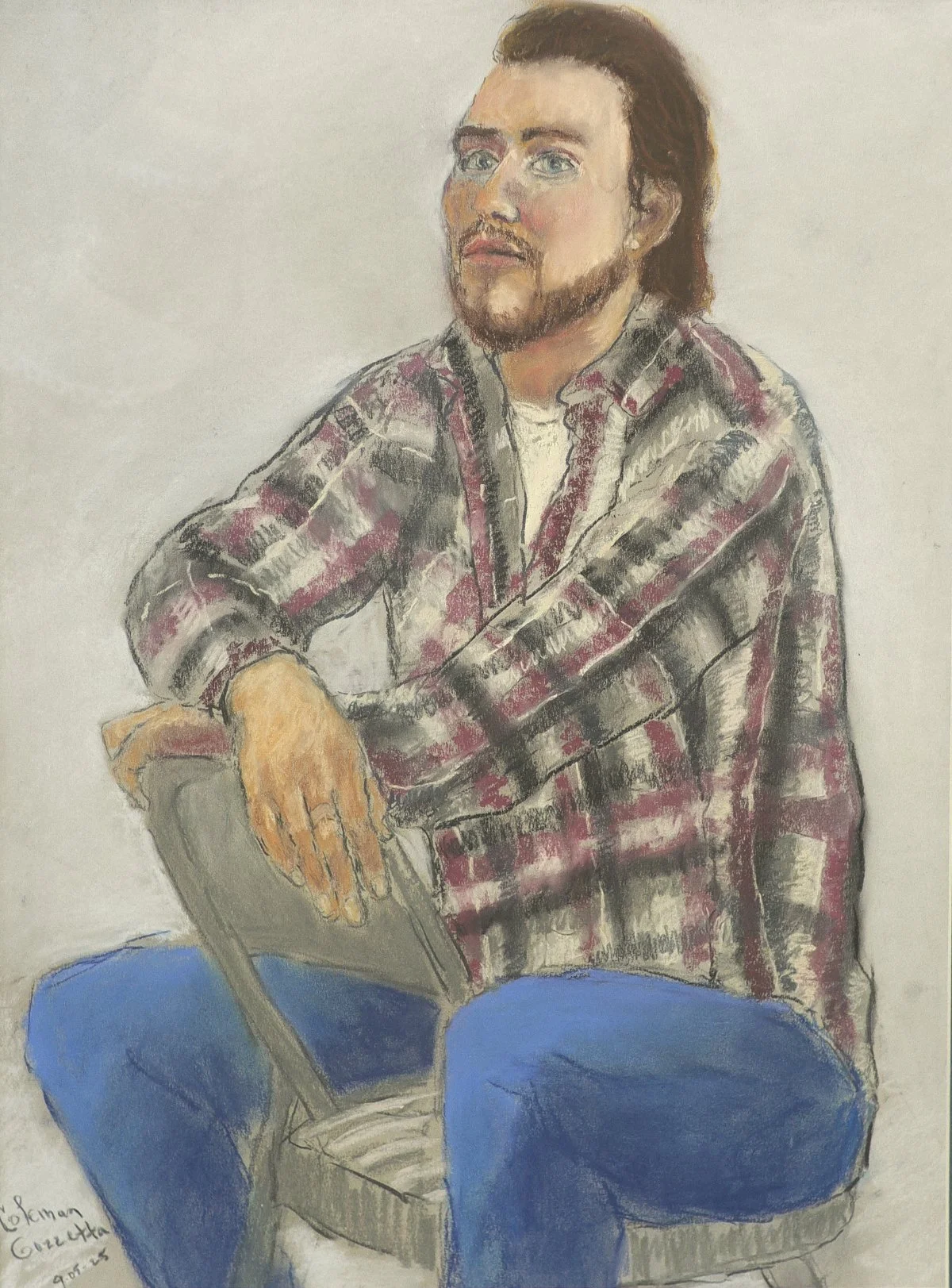 Ethan, 23 x 17 Pastel