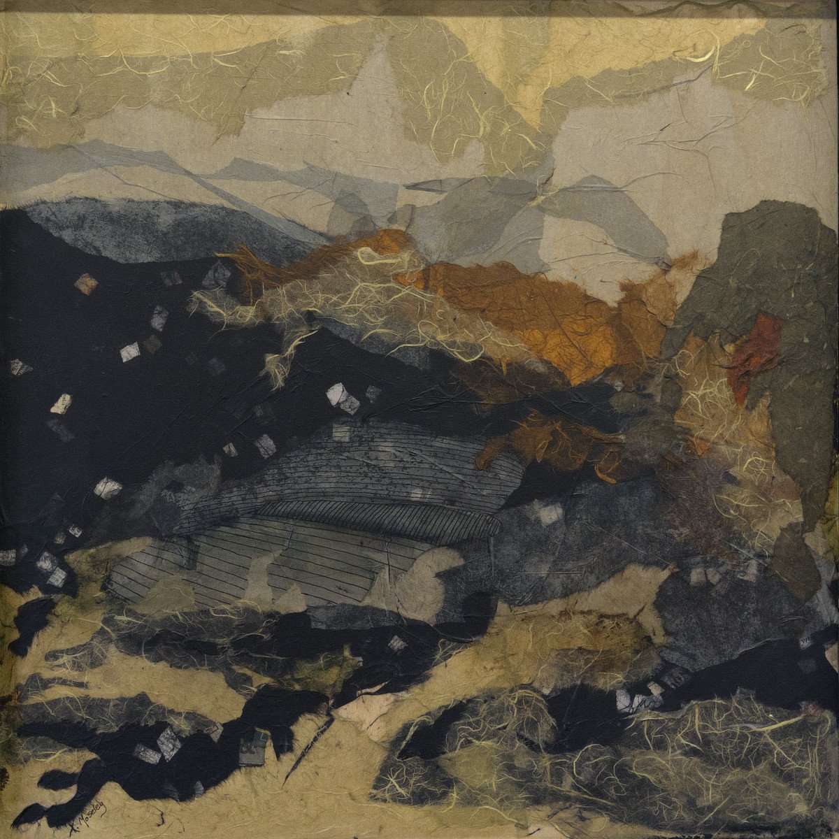 Valley Shadows, 12 x 12 Collage