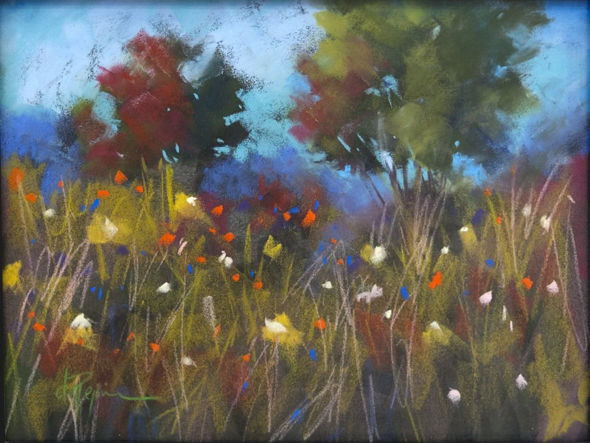Spring Fling No. 2  - 12 x 9 Pastel