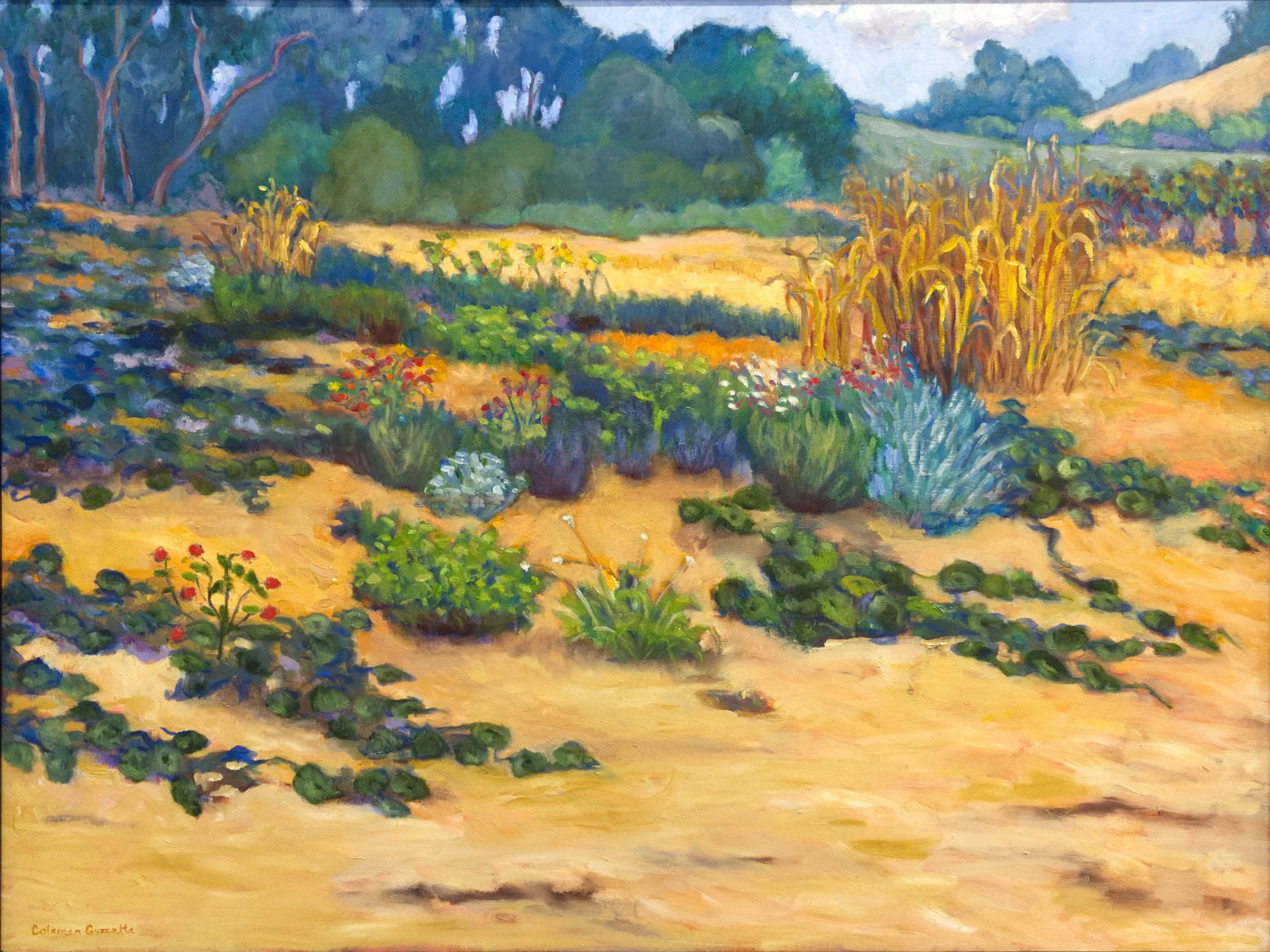 Farm on Friant Road,  40 x 30 Oil