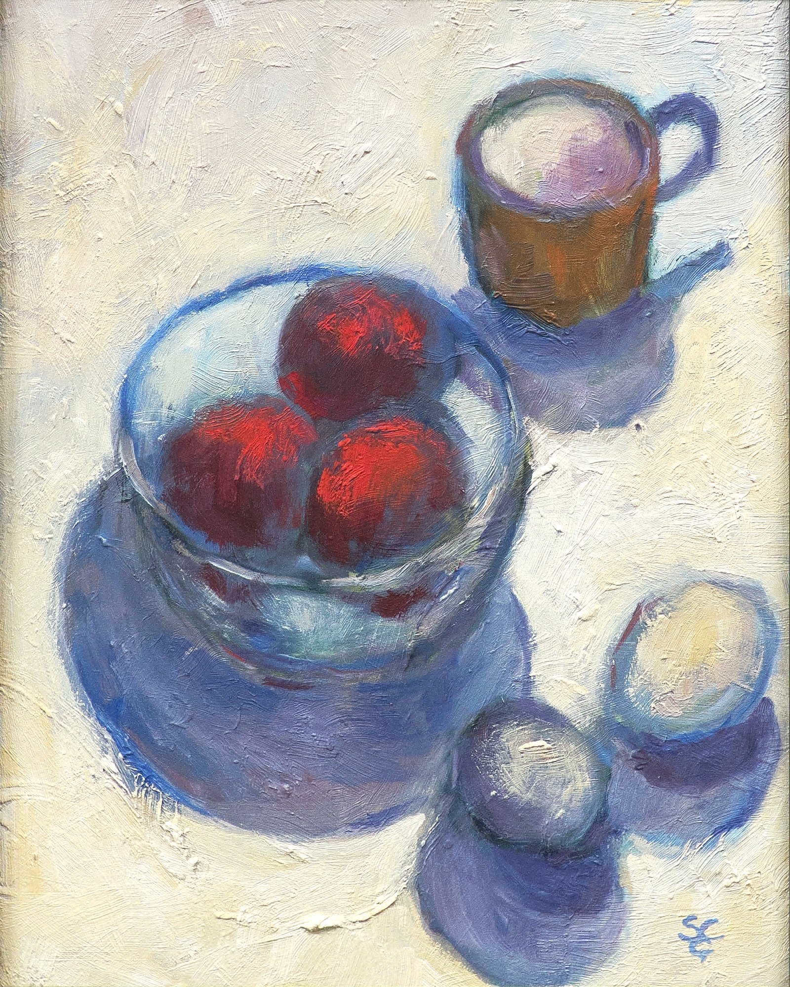 Early Breakfast, Oil 8 x 10