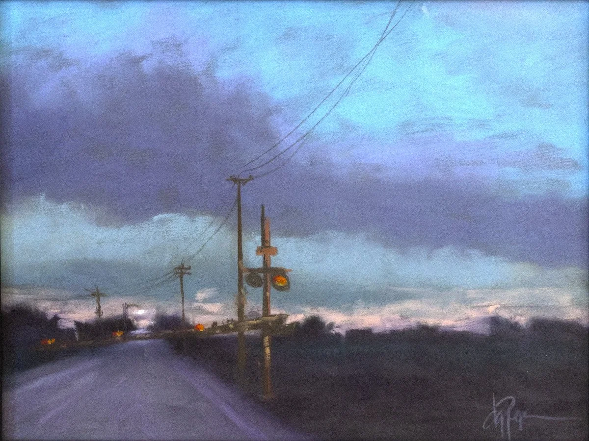 End of Day, 9 x 12 Pastel