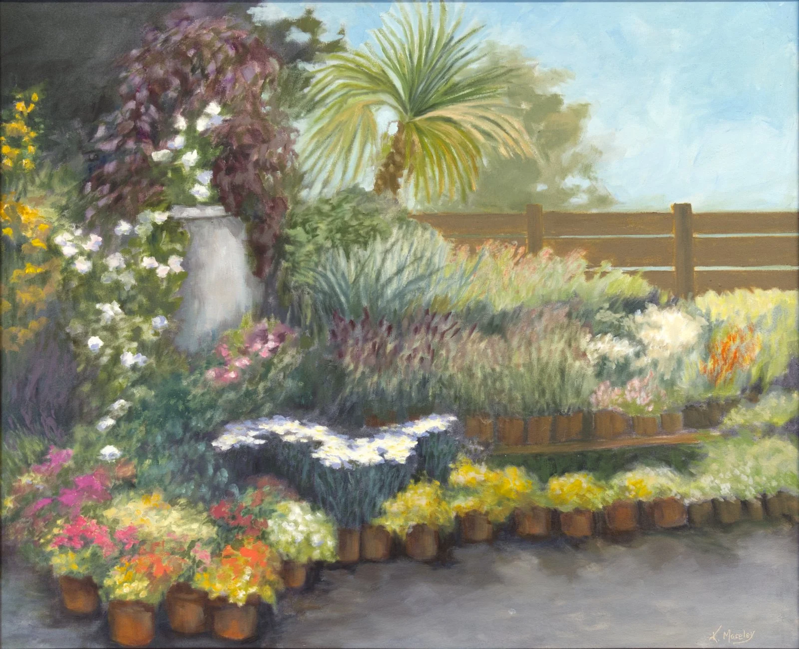 Gardens Promise,  26 x 32 Oil
