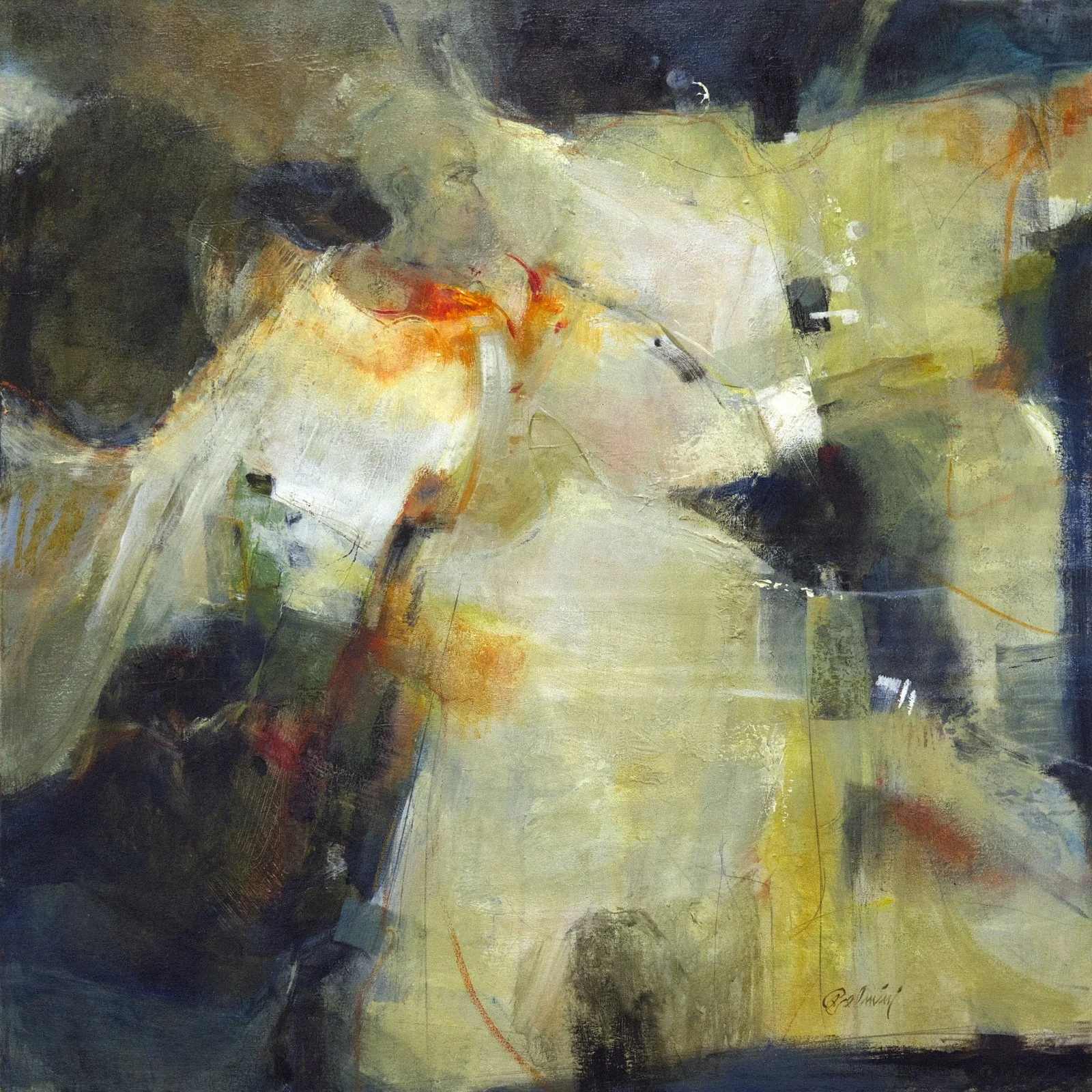 Presence,  36 x 36 Oil