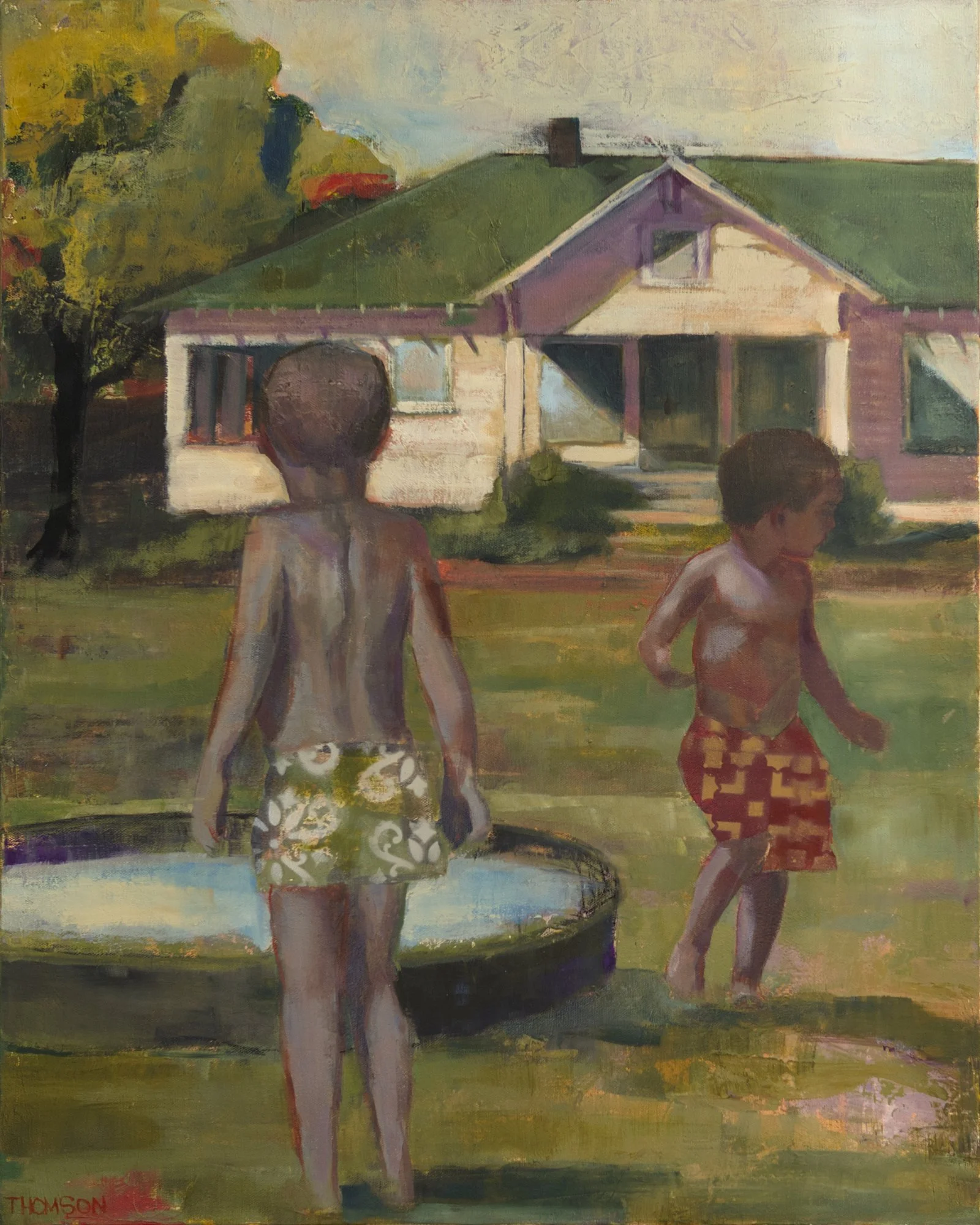 Reflecting Pool,  24 x 30 Oil