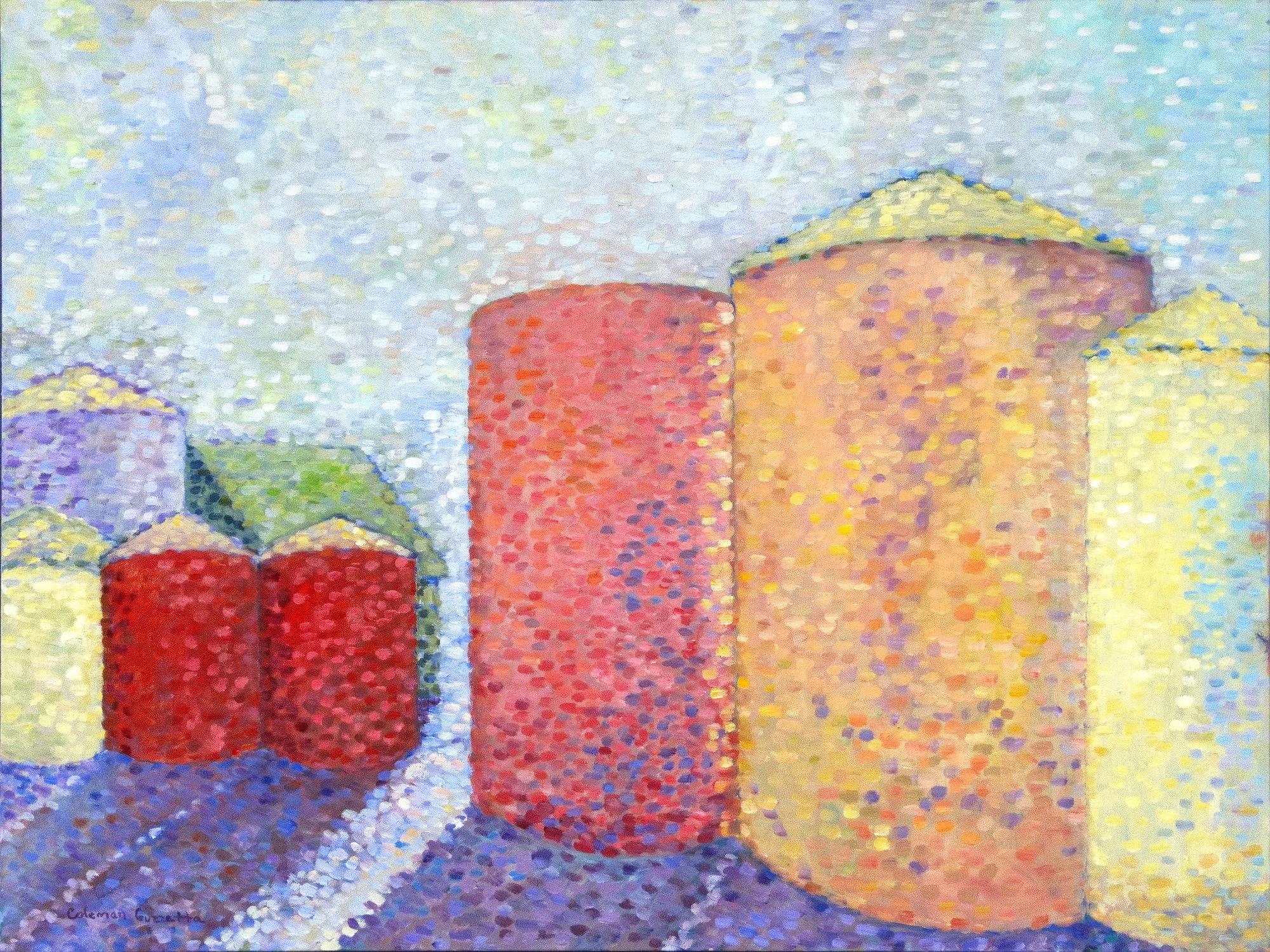 Silo Study, 30 x 40 Oil