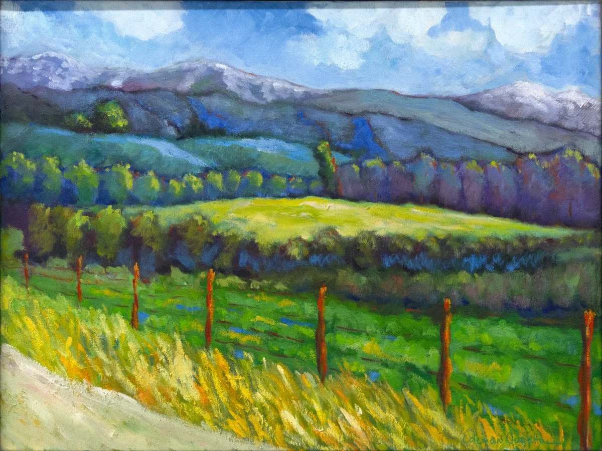Blue Mountain, 18 x 24, Oil