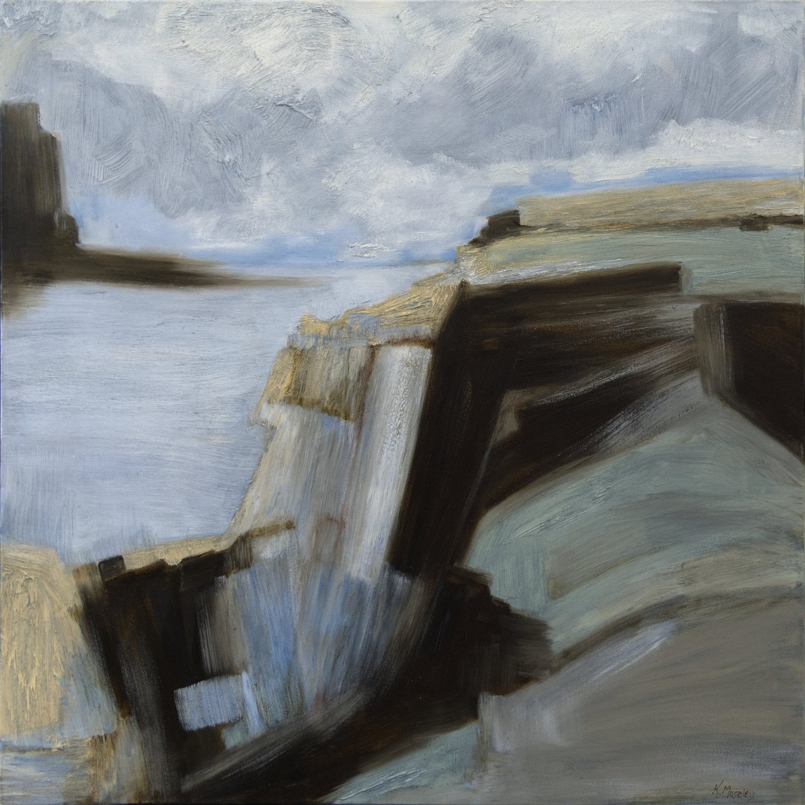 The Bluffs, 36 x 30 Oil