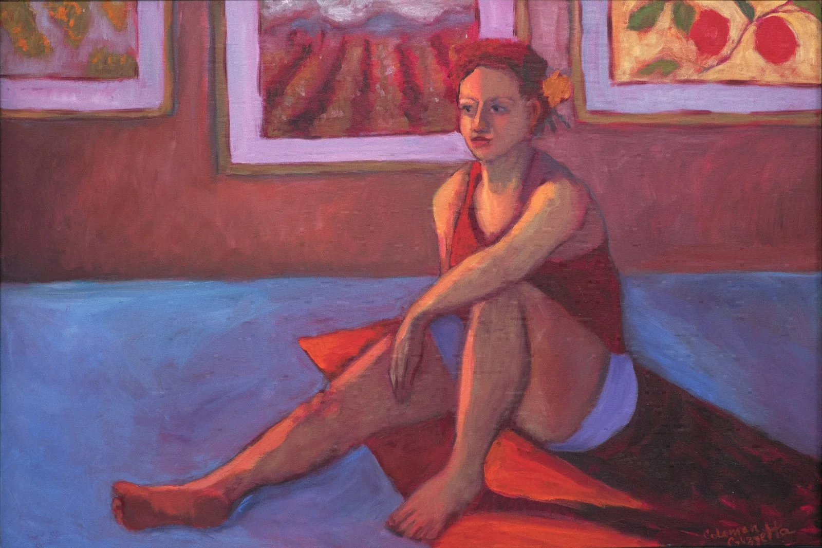 Redhead, Oil 24 x 36