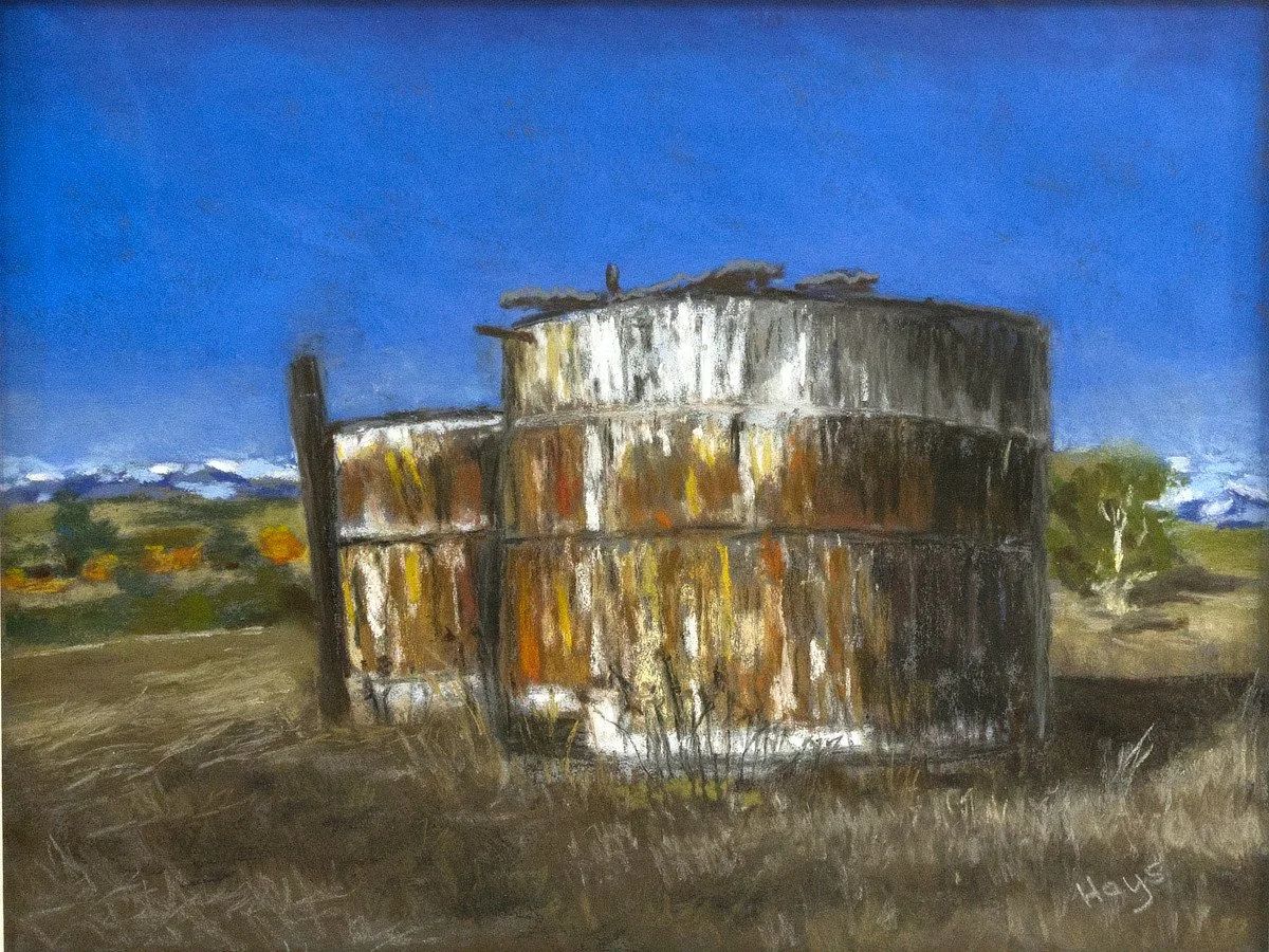 Weather Worn, 9 x 12 Pastel