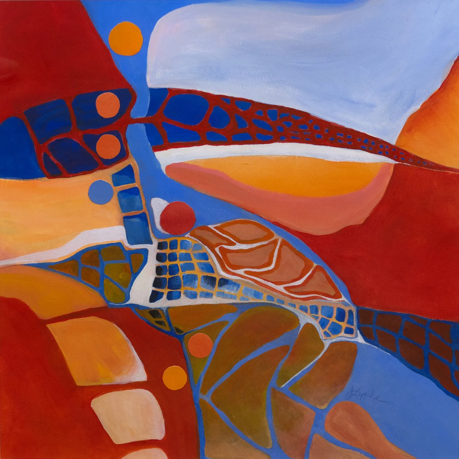 Let it Flow, 22 x 22 Gauche