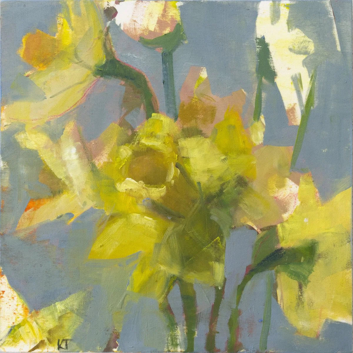 Iris Study, 10 x 10 Oil