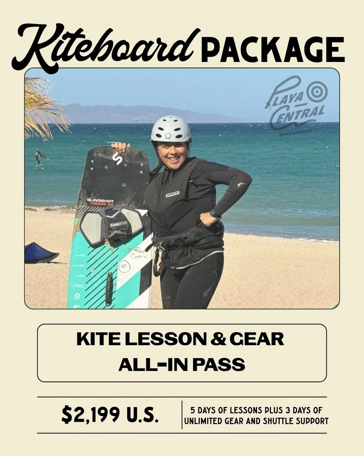 ALL-IN KITE LESSON & GEAR PASS