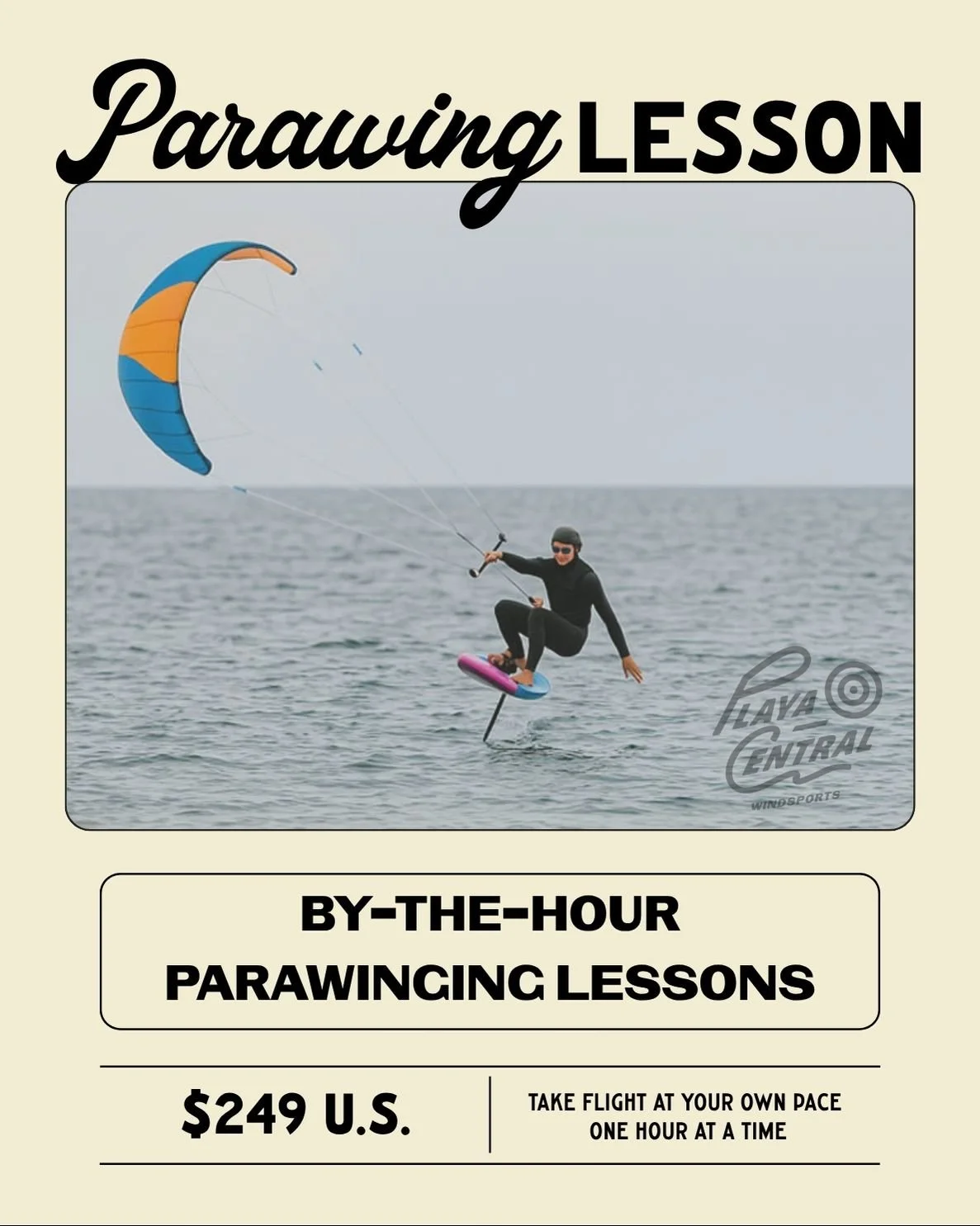 BY-THE-HOUR PARAWING LESSONS