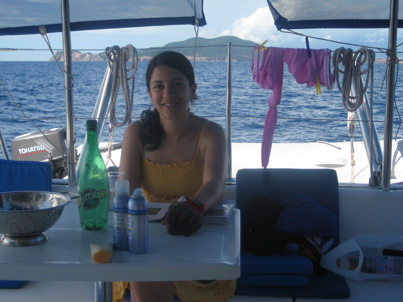 Sailing in January 2008