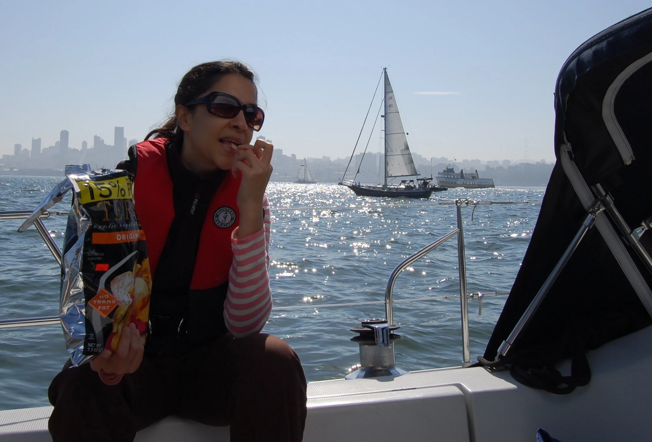 Sailing in SF Bay, October 2007