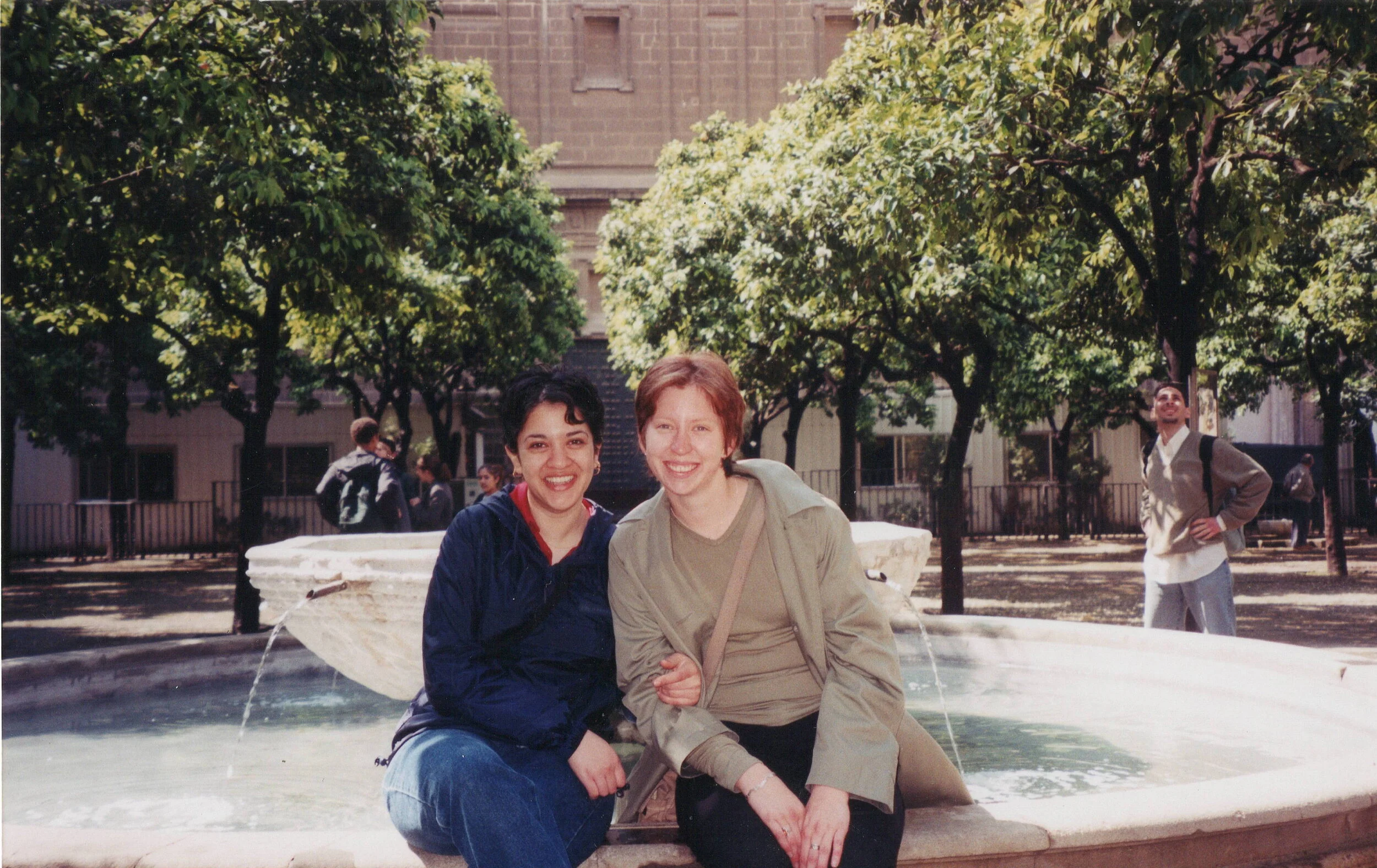 Anaal visiting me in Granada, Spain, 2000
