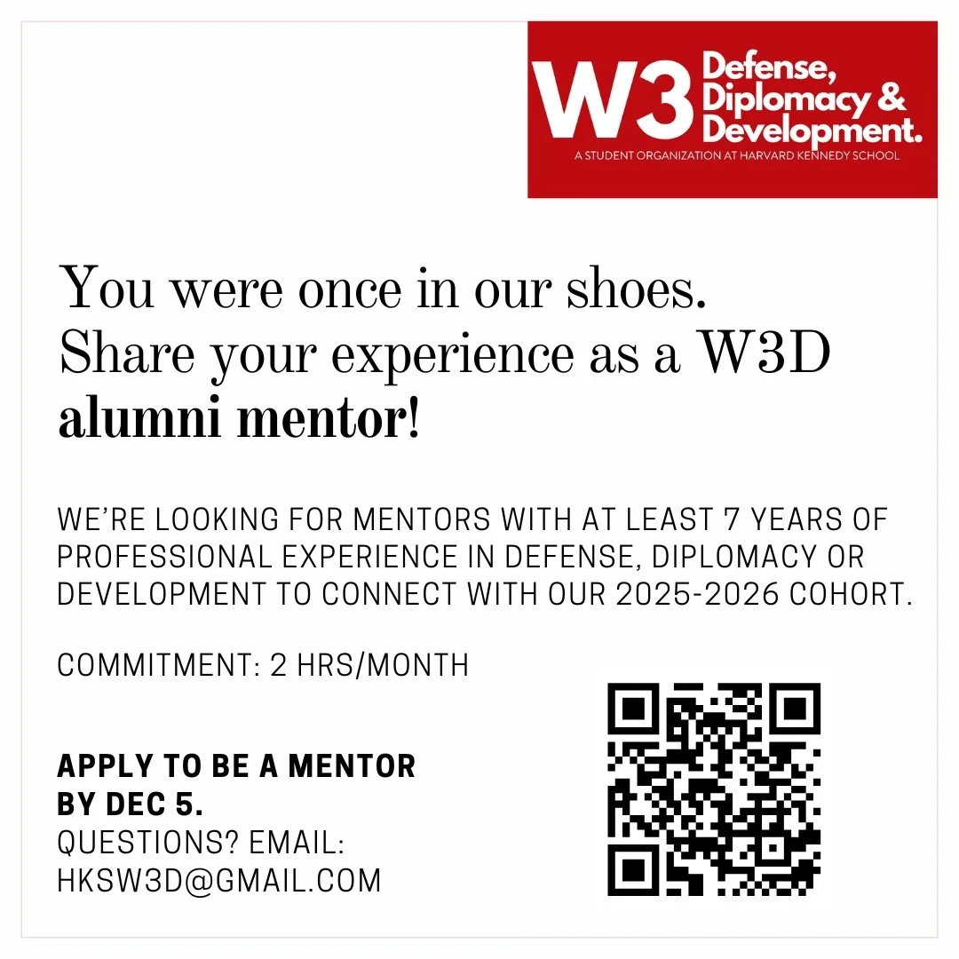 W3D Mentorship Program for the 2025–26 cohort