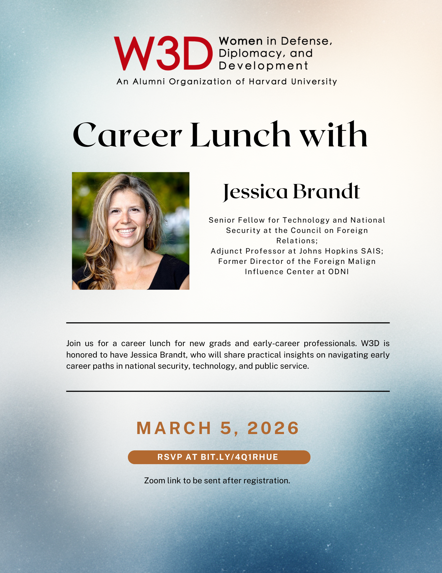 Career Lunch with Jessica Brandt