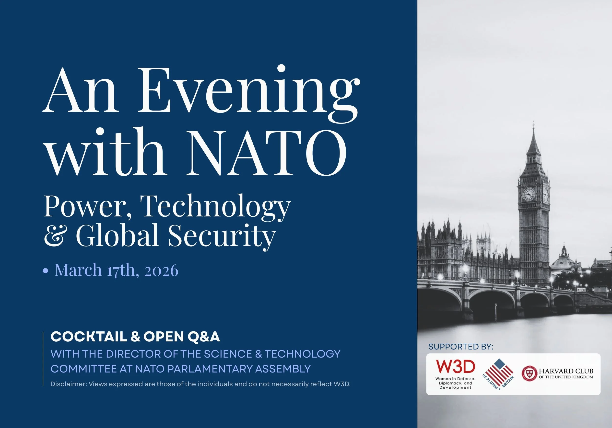 An Evening with NATO: Power, Technology & Global Security