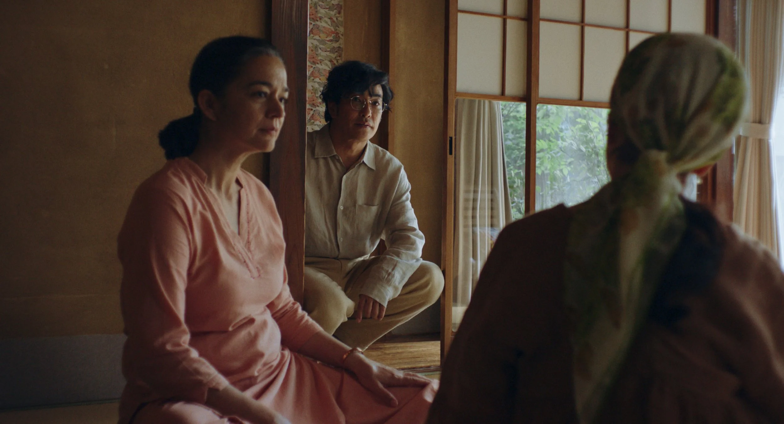 Kazuki Kitamura, Samiya Mumtaz and Mieko Harada in Hidden Sun.jpeg