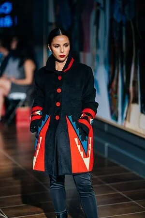 Designer: Carol Mason - Otahpiaaki Fashion Show 2018 - Mohkinstsis, AB