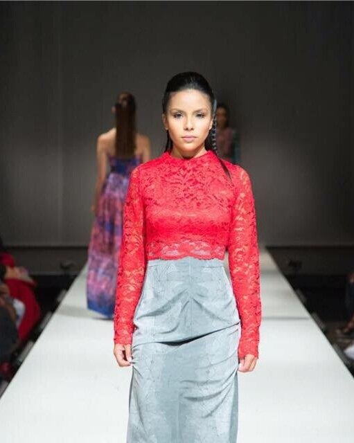 Designer: Colleen Johnson - Photographer: Mark Harris - Indigenous Fashion Runway Project 2015 - New Zealand