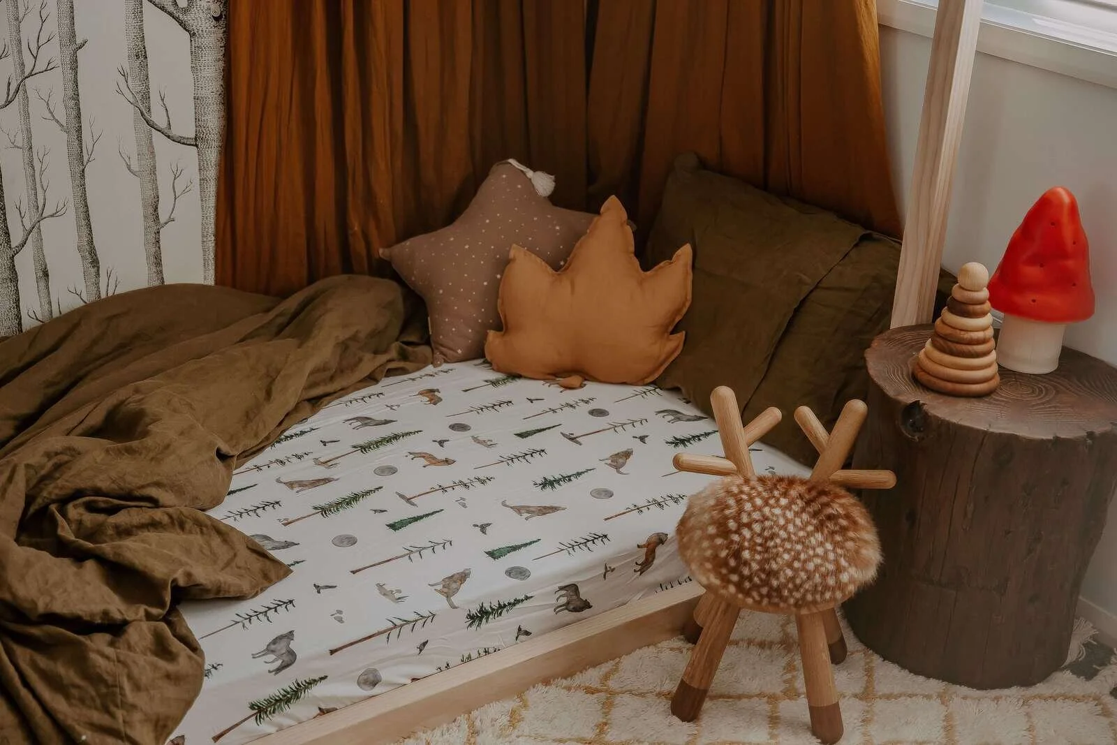 Fitted Jersey Cot Sheet Snuggle Hunny — Beaches Baby