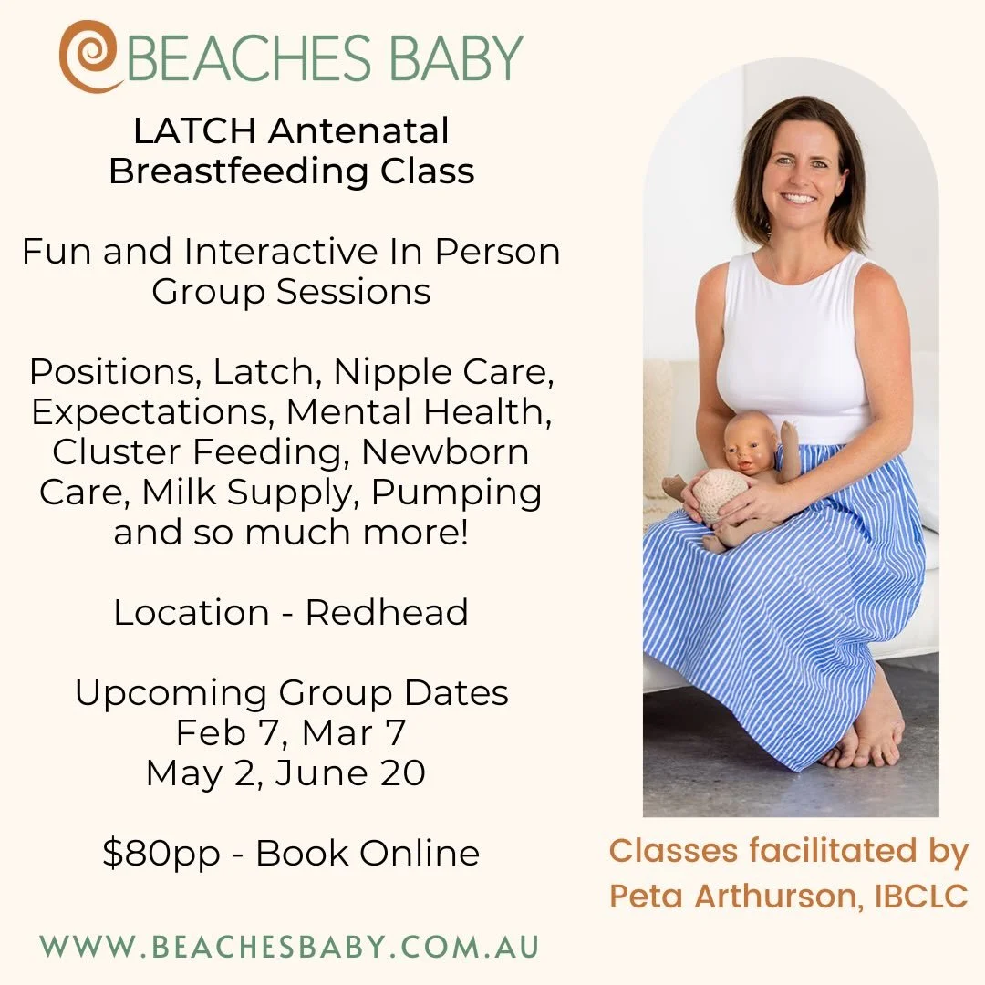 Learn how to breastfeed before the birth of your baby! Don&rsquo;t wait until your baby is born to learn the ins and outs of feeding. How to latch, how often are they meant to feed, what is cluster feeding, what&rsquo;s normal, when do you need help,