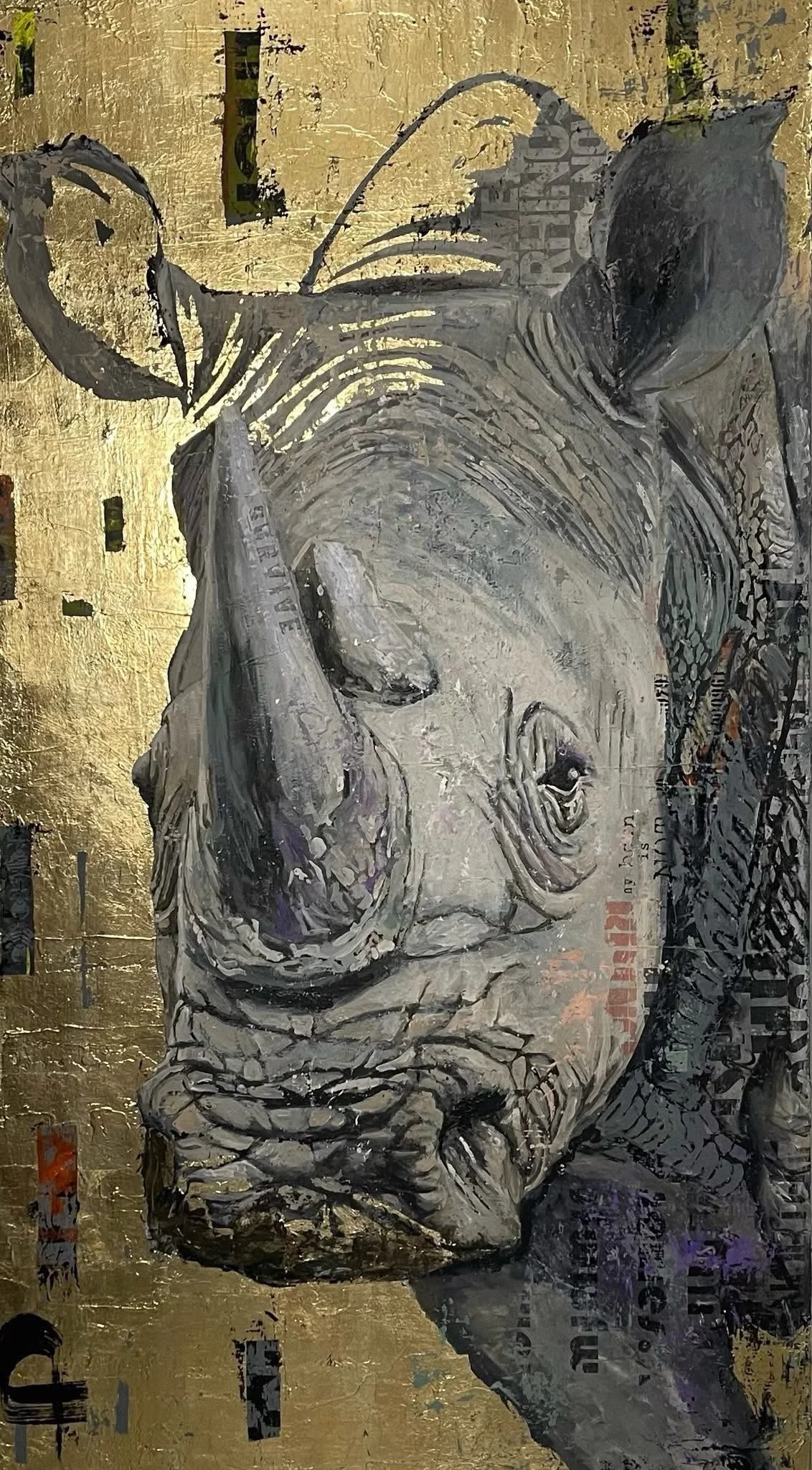 CHUBBY UNICORN.04 | 40"x72" | 2022 4100,00