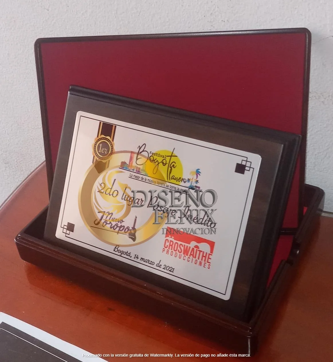 placa metalica