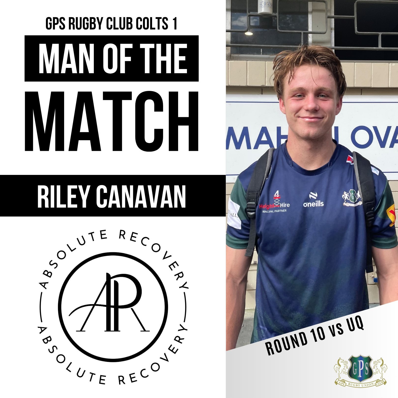 Colts 1 Round 10 Man of the Match 🏆
Riley Canavan earned this week&rsquo;s MOTM with a solid all-round performance, stepping up with some key turnovers and consistent impact across the field.
