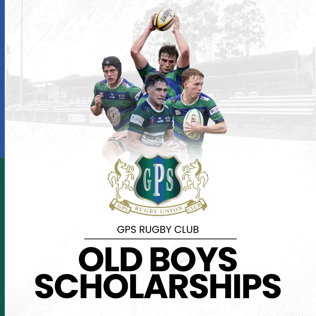 Applications are now open for 2026 GPS Old Boys Scholarships.

The GPS Old Boys Scholarship supports outstanding Colts players, helping balance academic/trade development with rugby performance.

Head to www.gpsrugby.com.au/scholarships for more info