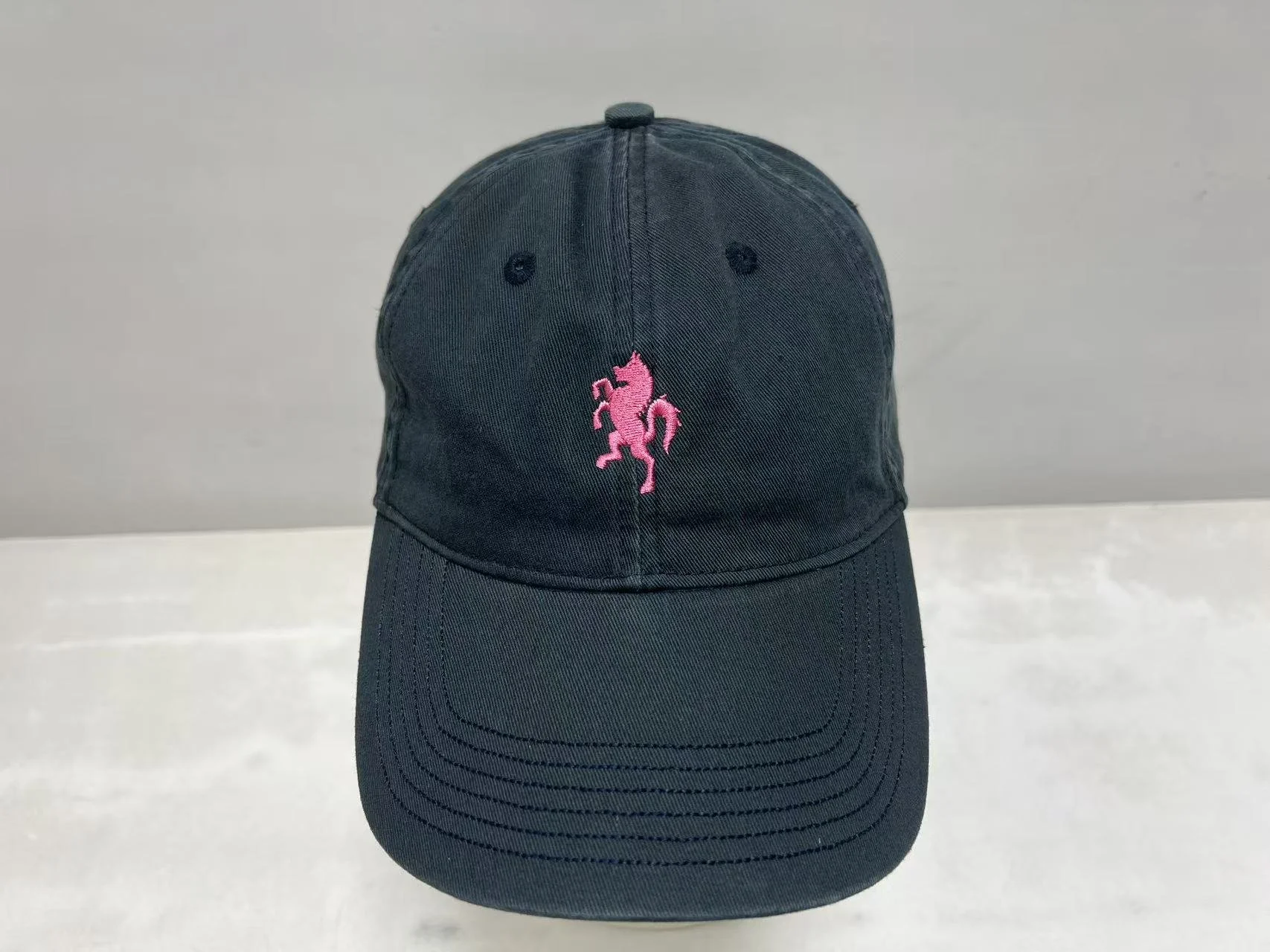 Washed Pink Horse Emblem Cap.jpg
