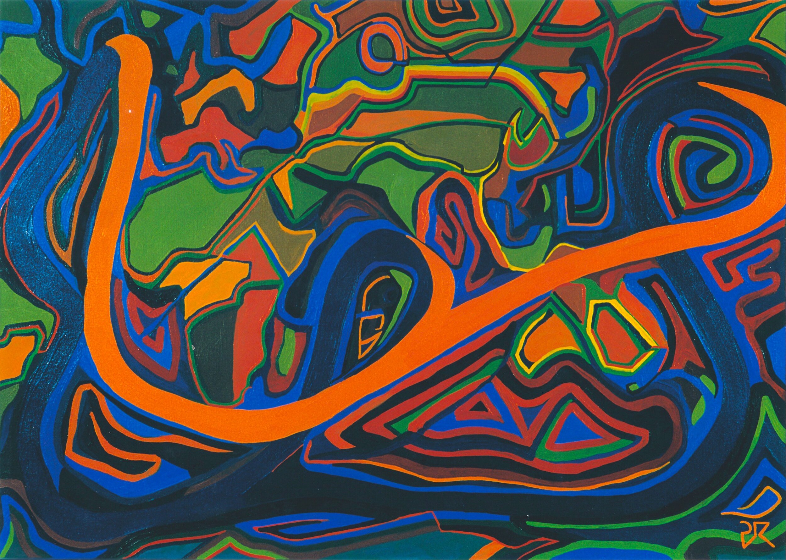 Oceanic Conveyor 2 - 26" x 36" Oil on Canvas 2002