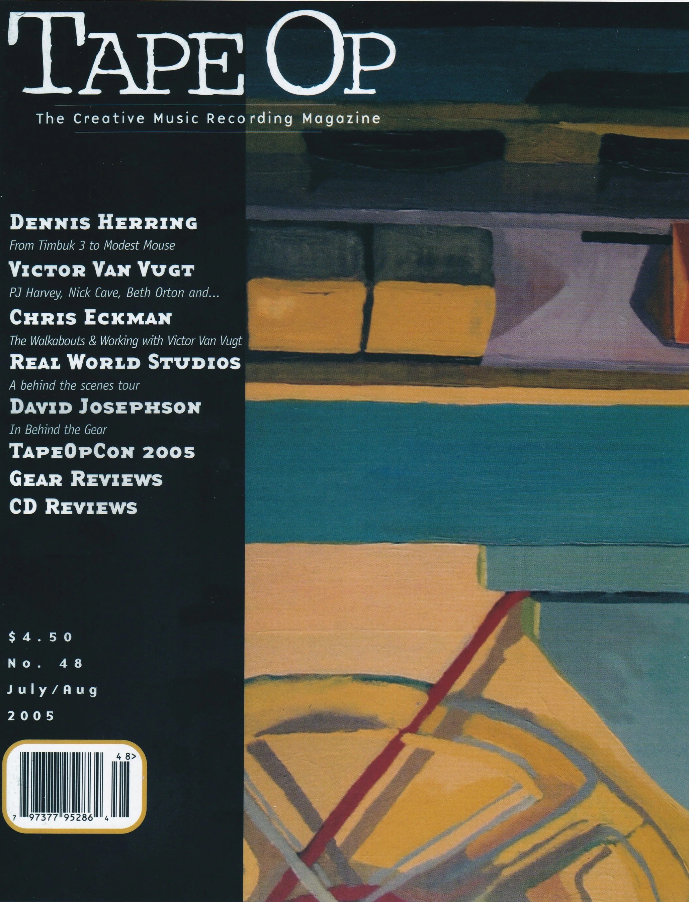 Wollensak as Cover Art for Tape Op Jul/Aug 2005