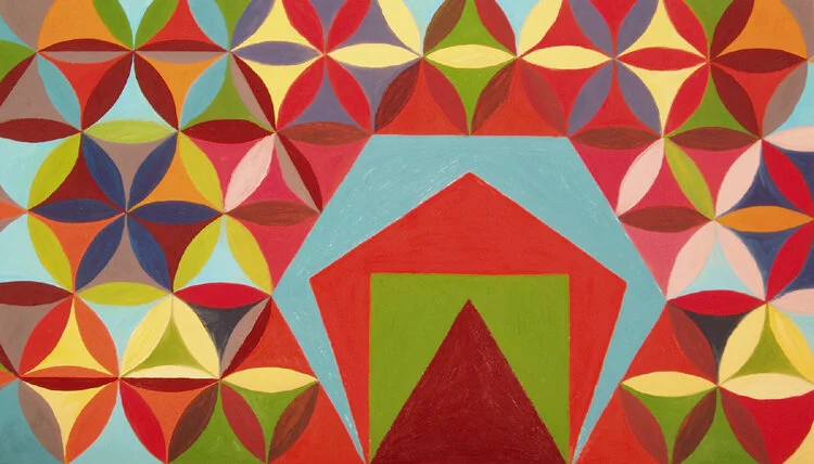 Inscribed 20" x 34" Oil on Paper 2006