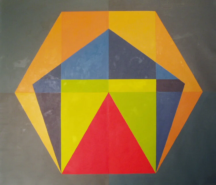 Untitled - Geometric Abstraction 2 - 60" x 72" Oil on Canvas 2007