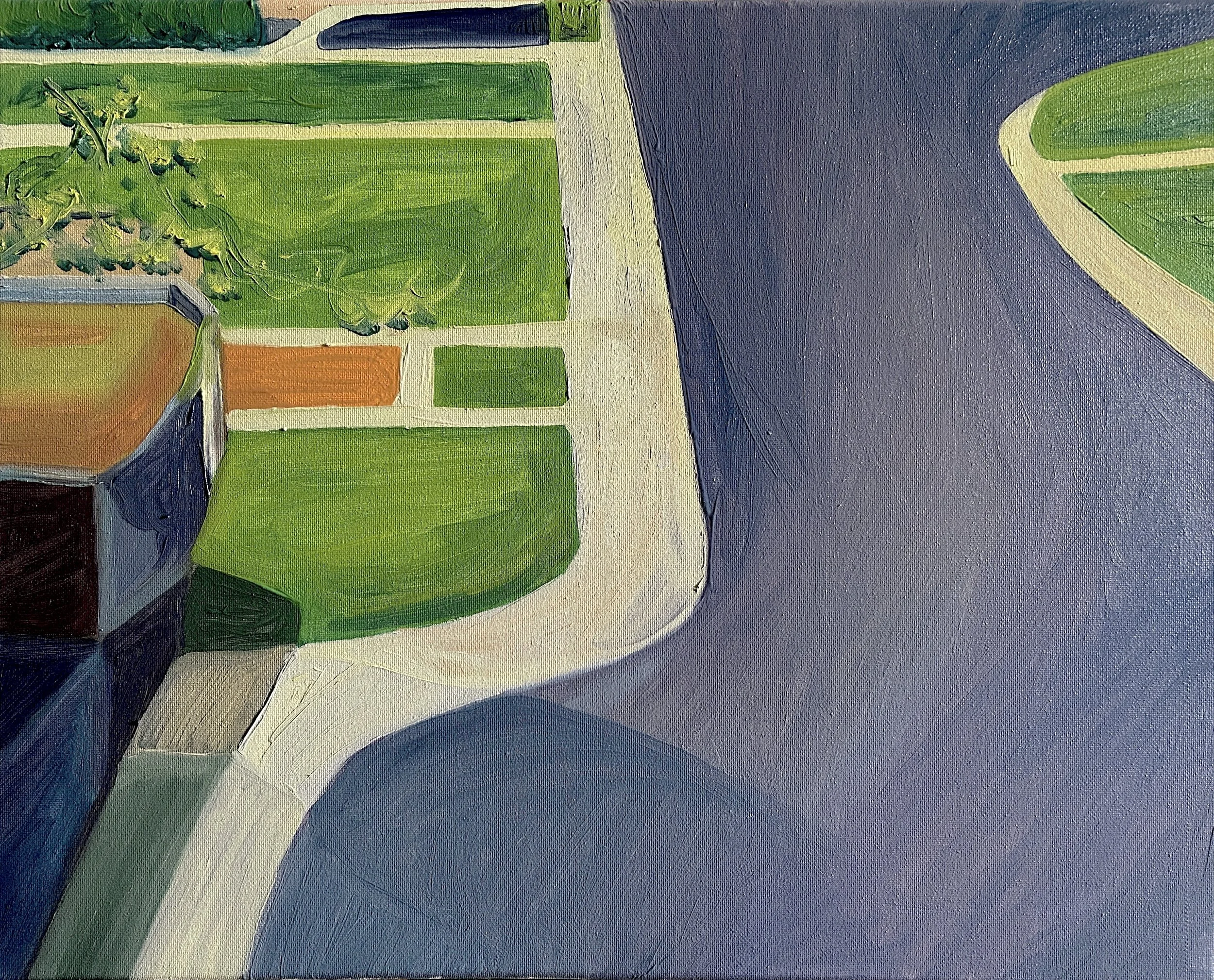 Homage to Diebenkorn, Revisited -
16" x 20" Oil on Canvas 2026