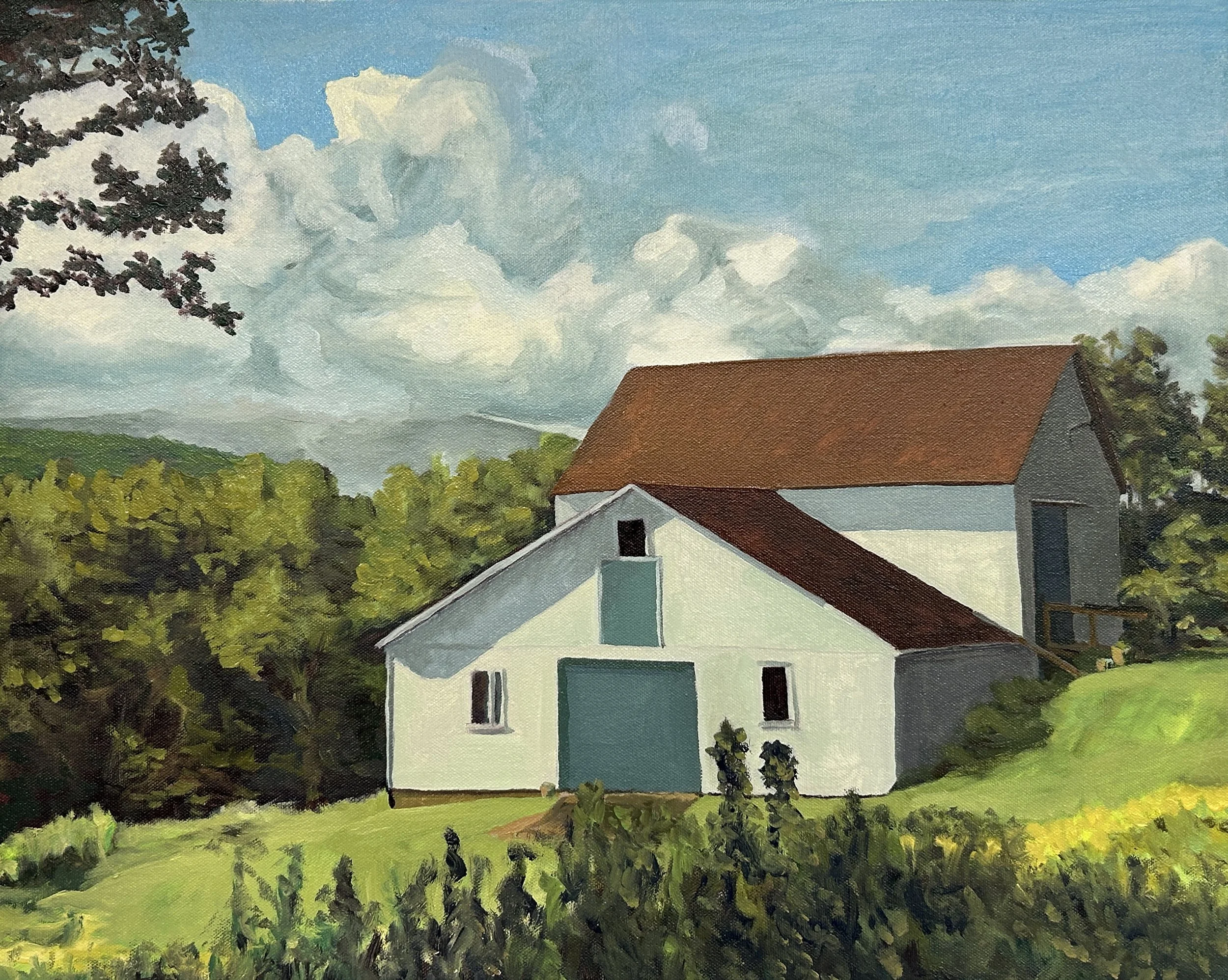 Catskills Roadside Barn -
20" x 16" Oil on Canvas 2026