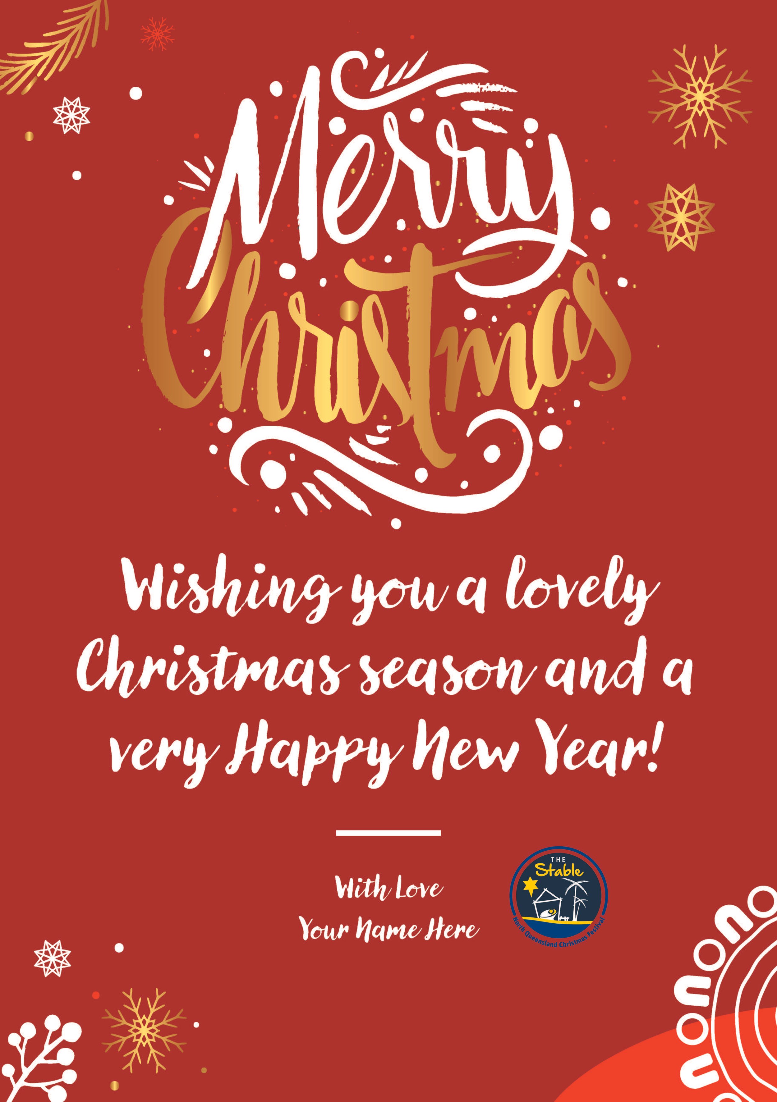 Table for Stable CHRISTMAS MESSAGE red.jpg